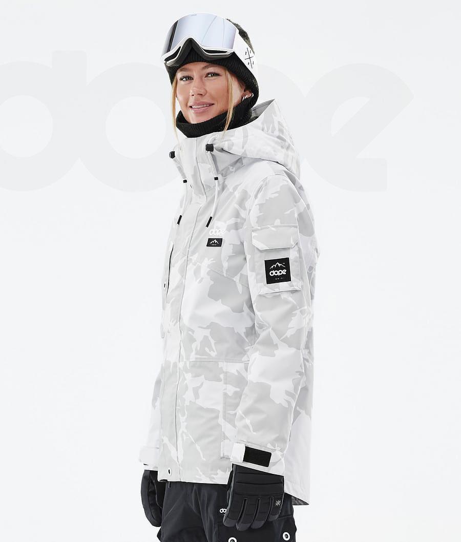 Dope Adept W Snowboardjacken Damen Grau Camouflage | CH1690EX