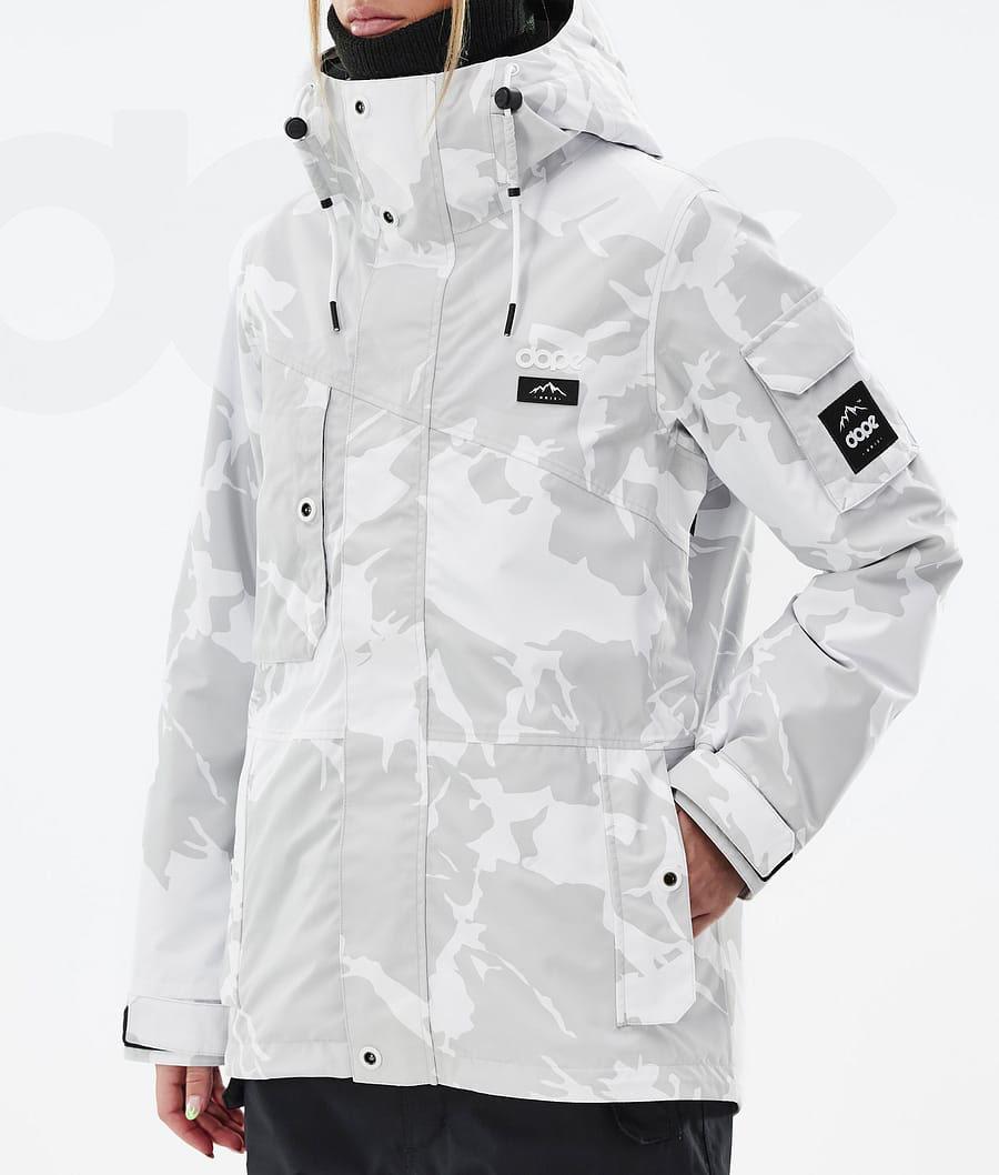 Dope Adept W Snowboardjacken Damen Grau Camouflage | CH1690EX