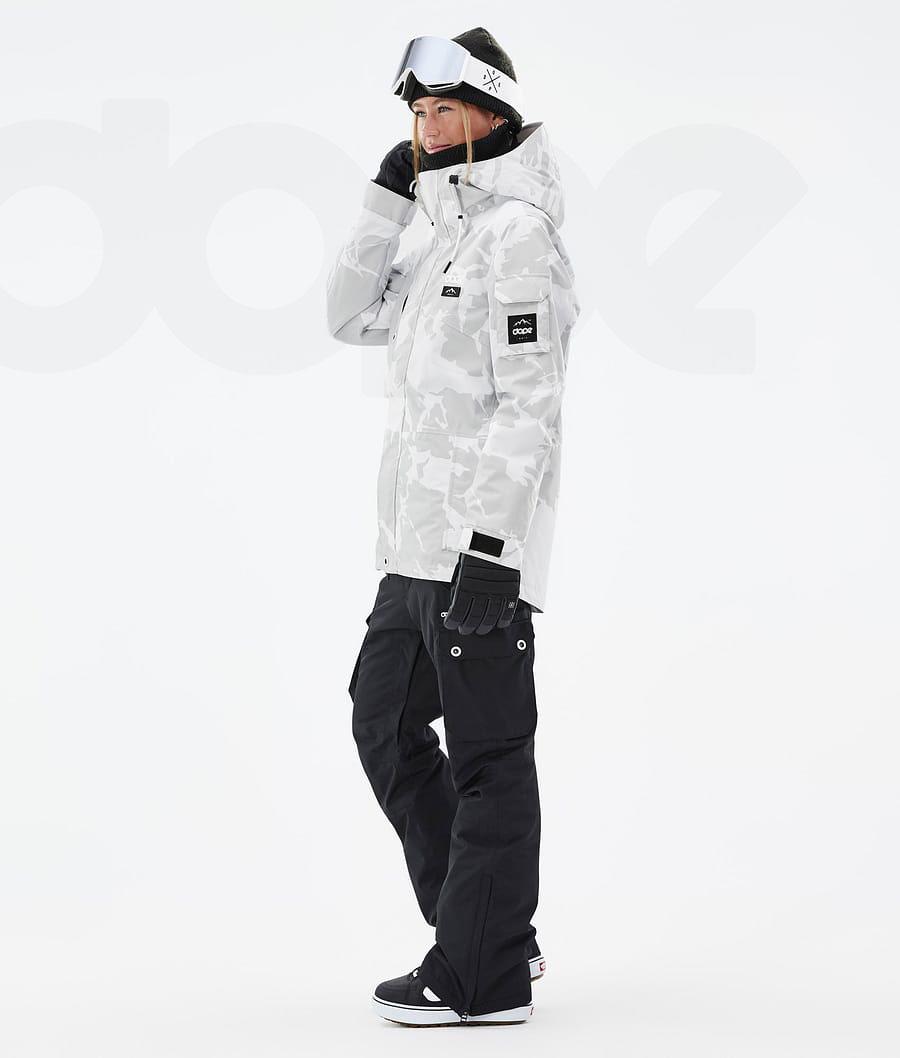 Dope Adept W Snowboardjacken Damen Grau Camouflage | CH1690EX