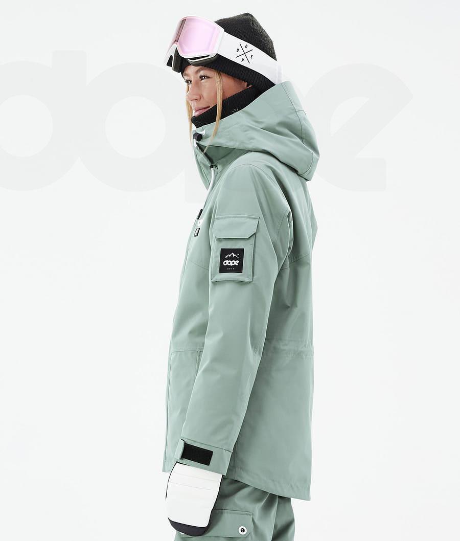 Dope Adept W Snowboardjacken Damen Grün | CH1682XF