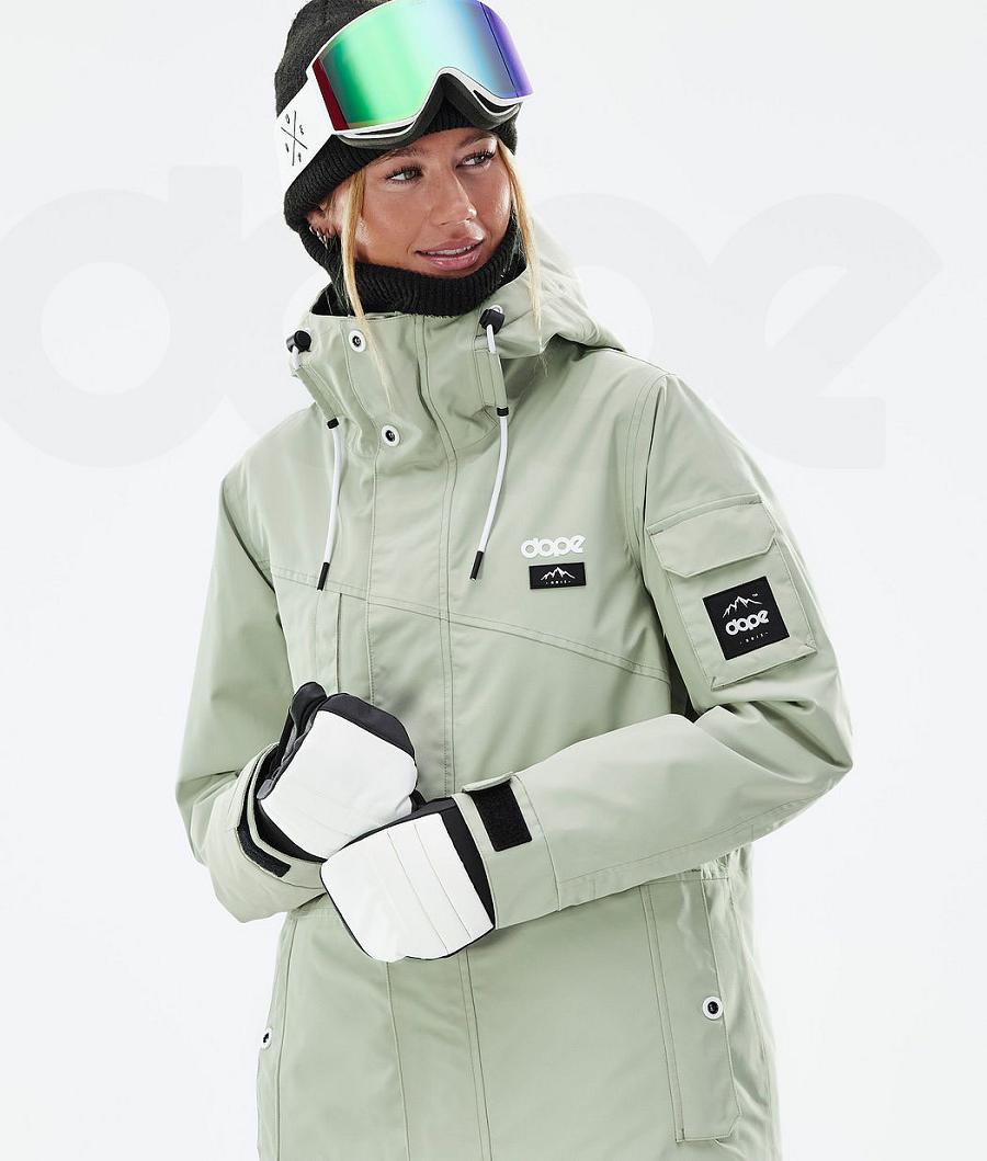 Dope Adept W Snowboardjacken Damen Grün | CH1684VD