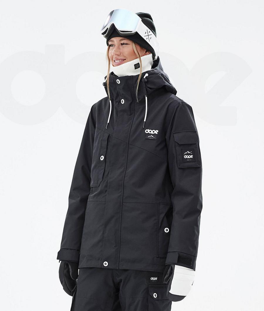 Dope Adept W Snowboardjacken Damen Schwarz | CH1681ZG