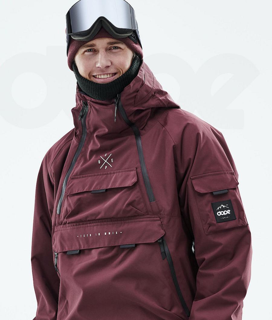 Dope Akin 2019 Snowboardjacken Herren Bordeaux | CH2328BC