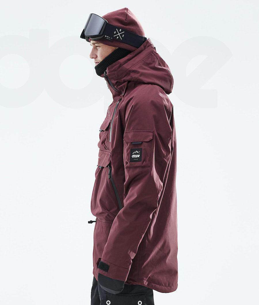 Dope Akin 2019 Snowboardjacken Herren Bordeaux | CH2328BC