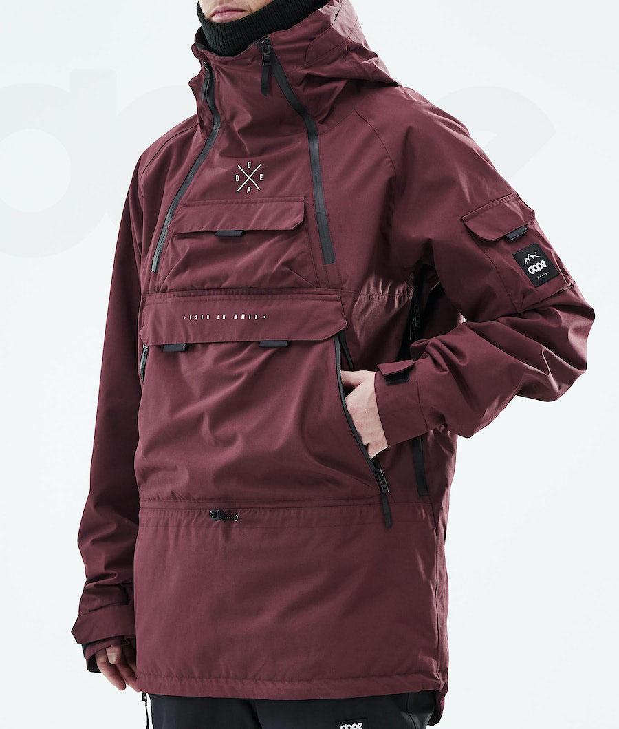 Dope Akin 2019 Snowboardjacken Herren Bordeaux | CH2328BC