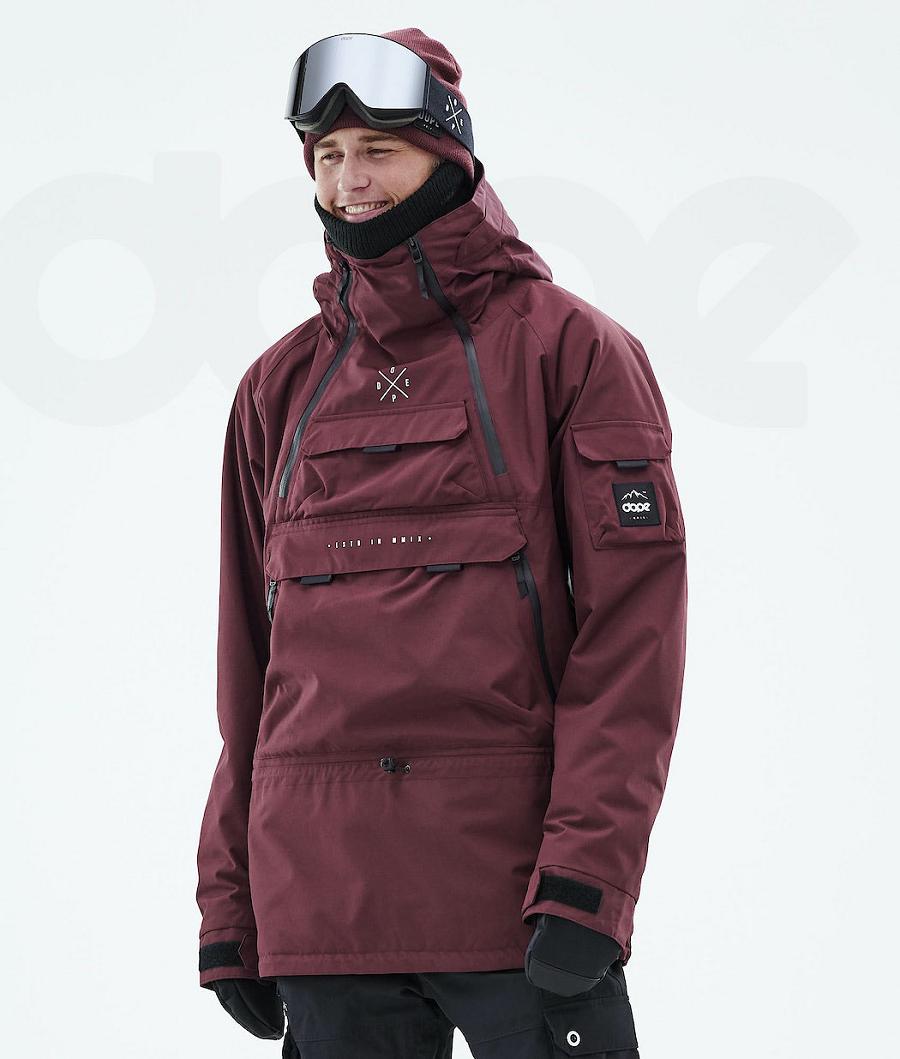 Dope Akin 2019 Snowboardjacken Herren Bordeaux | CH2328BC