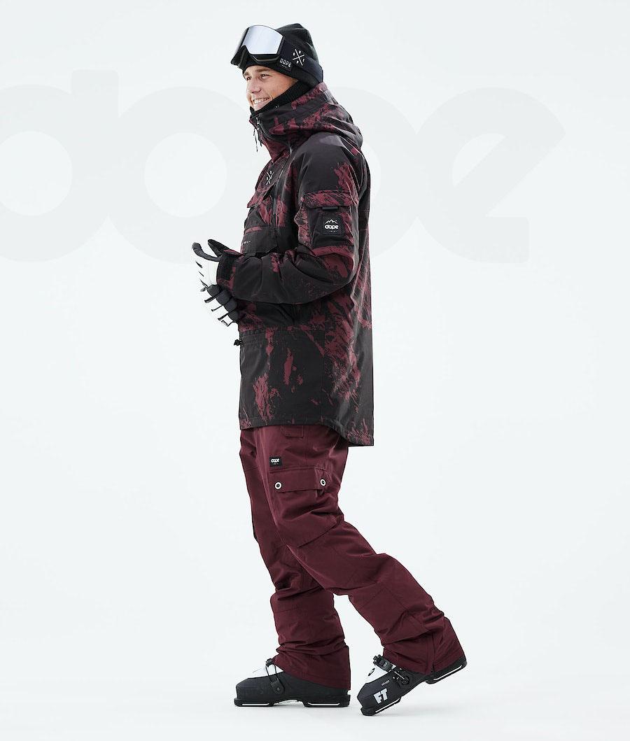 Dope Akin 2021 Paint Skijacken Herren Bordeaux | CH2182QZ