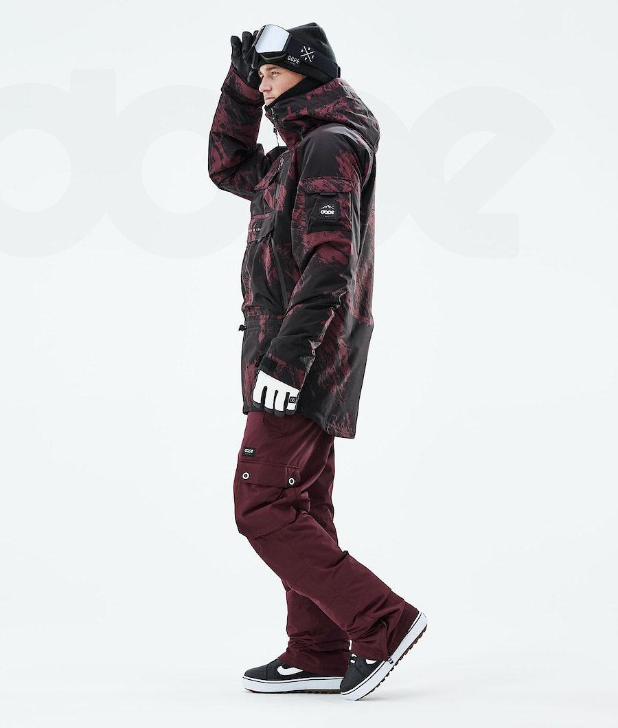 Dope Akin 2021 Paint Snowboardjacken Herren Bordeaux | CH2321TV