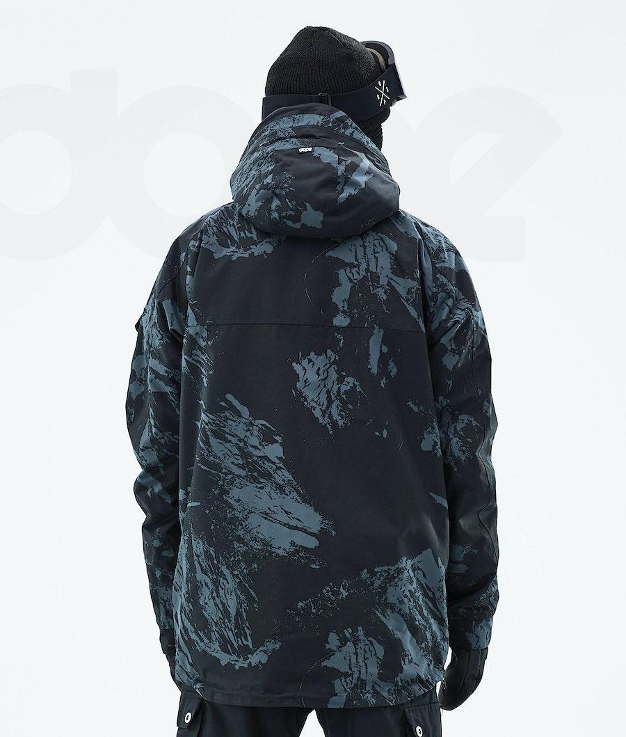 Dope Akin 2021 Paint Snowboardjacken Herren Blau | CH2322RW