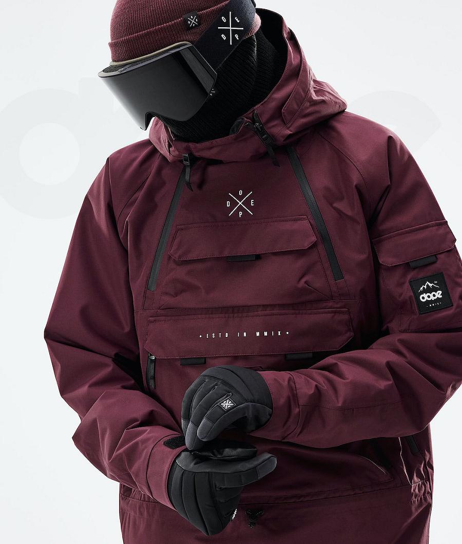 Dope Akin 2021 Snowboardjacken Herren Bordeaux | CH2325QZ