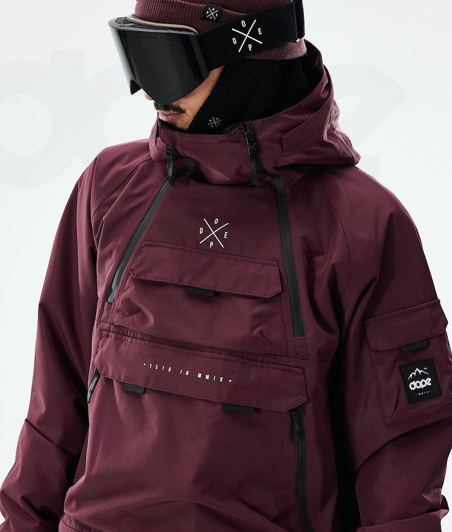 Dope Akin 2021 Snowboardjacken Herren Bordeaux | CH2325QZ