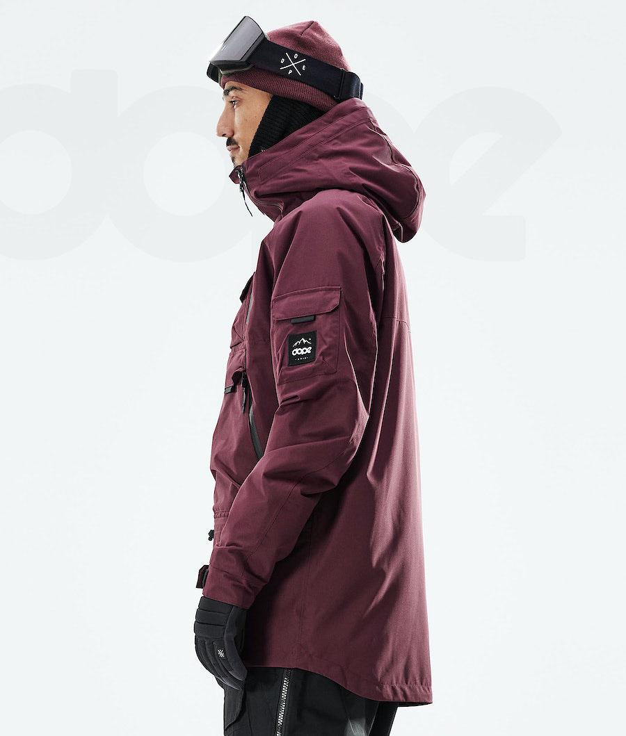 Dope Akin 2021 Snowboardjacken Herren Bordeaux | CH2325QZ