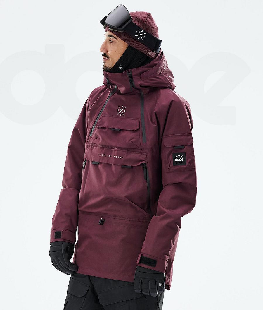 Dope Akin 2021 Snowboardjacken Herren Bordeaux | CH2325QZ