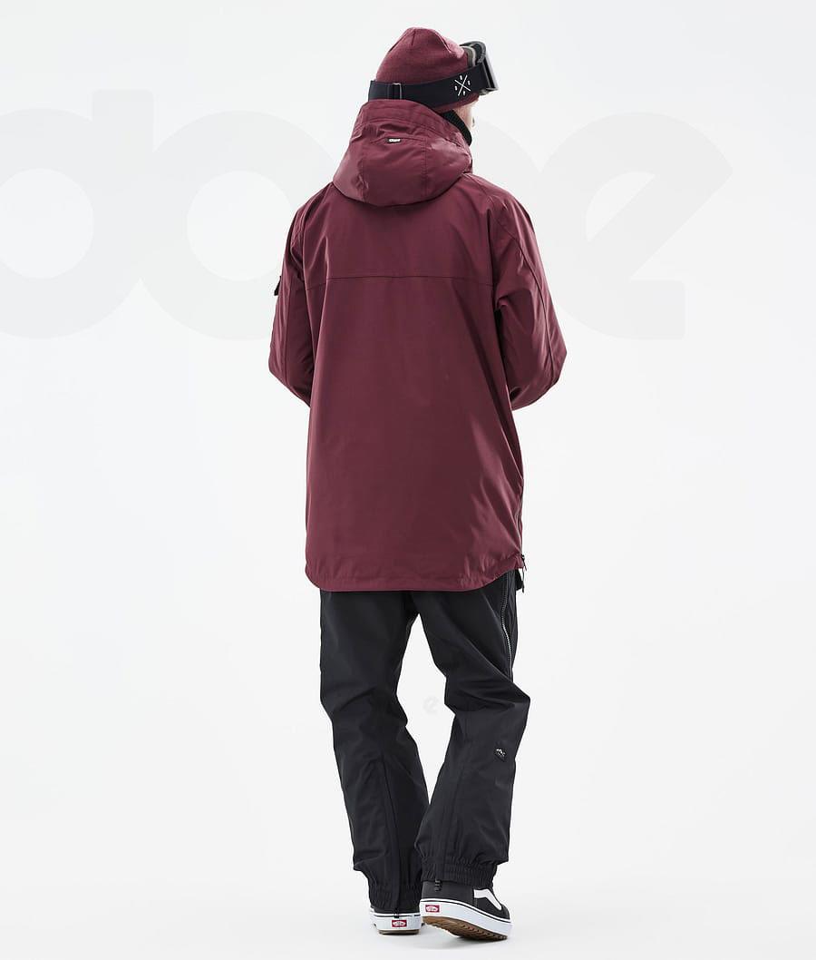 Dope Akin Snowboardjacken Herren Bordeaux | CH2333LH