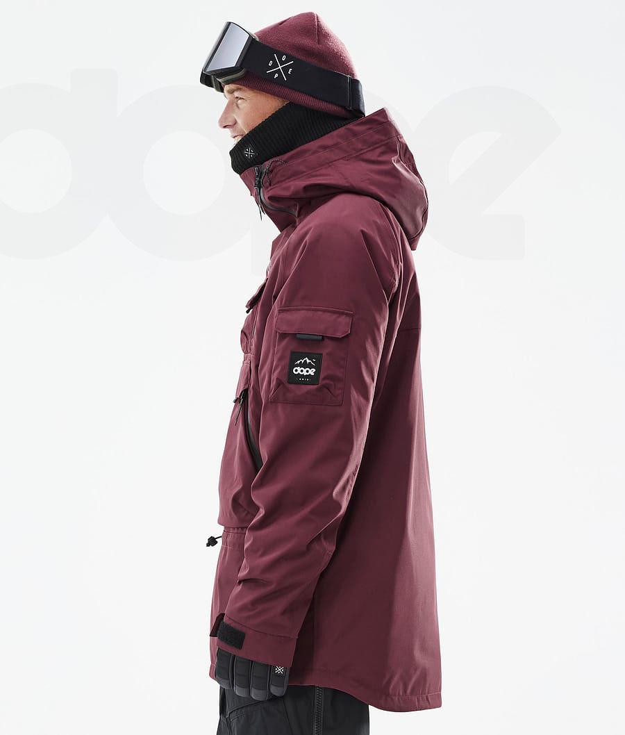 Dope Akin Snowboardjacken Herren Bordeaux | CH2333LH