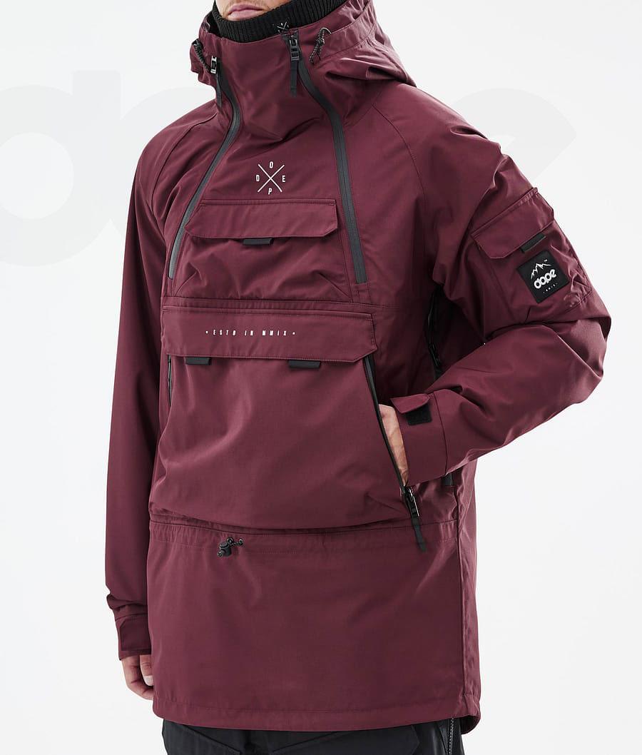 Dope Akin Snowboardjacken Herren Bordeaux | CH2333LH