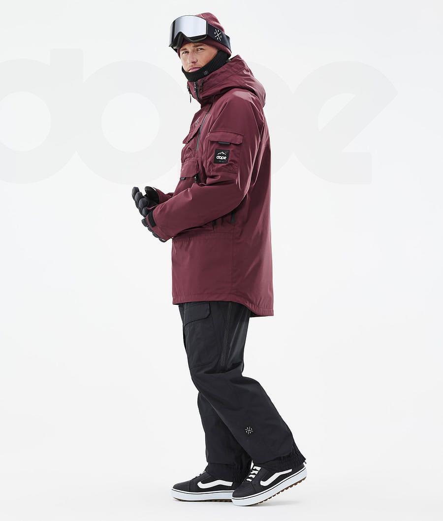 Dope Akin Snowboardjacken Herren Bordeaux | CH2333LH