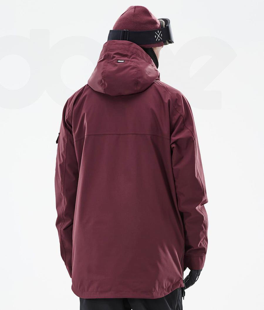 Dope Akin Snowboardjacken Herren Bordeaux | CH2333LH