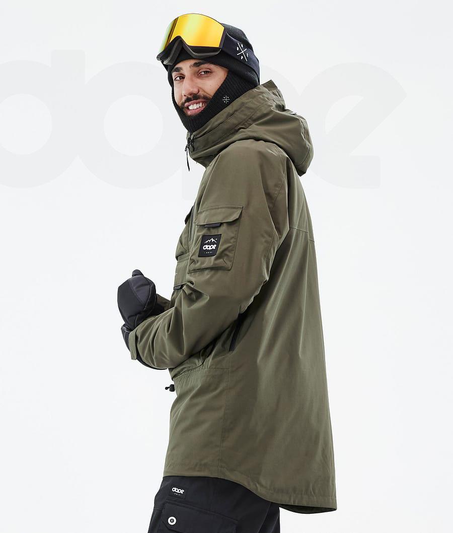 Dope Akin Snowboardjacken Herren Olivgrün Grün | CH2332ZG