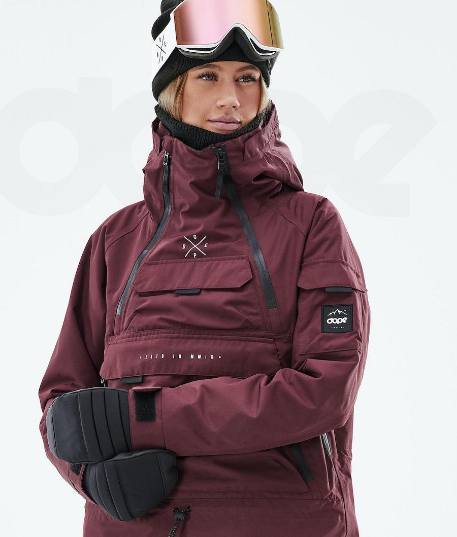 Dope Akin W 2019 Snowboardjacken Damen Bordeaux | CH1660NB