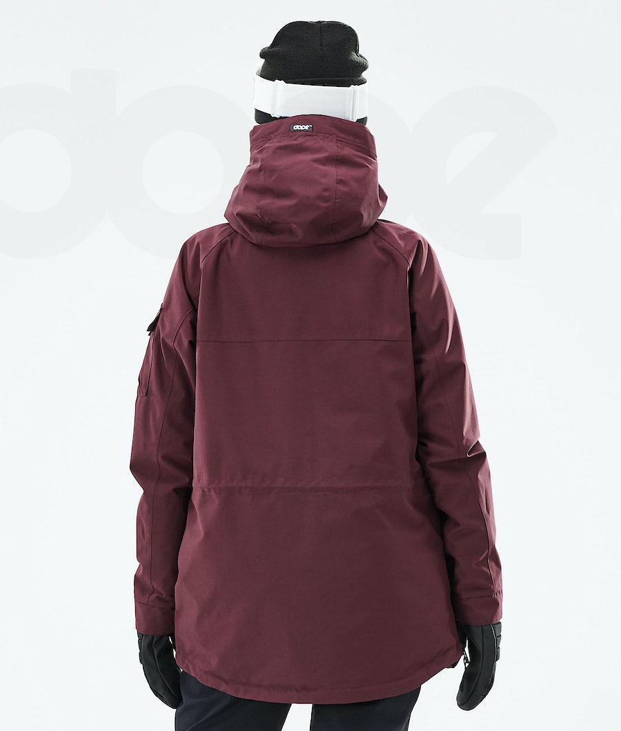 Dope Akin W 2019 Snowboardjacken Damen Bordeaux | CH1660NB