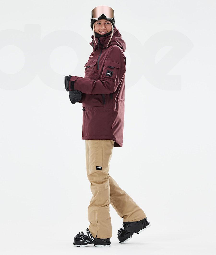 Dope Akin W 2021 Skijacken Damen Bordeaux | CH1484TV