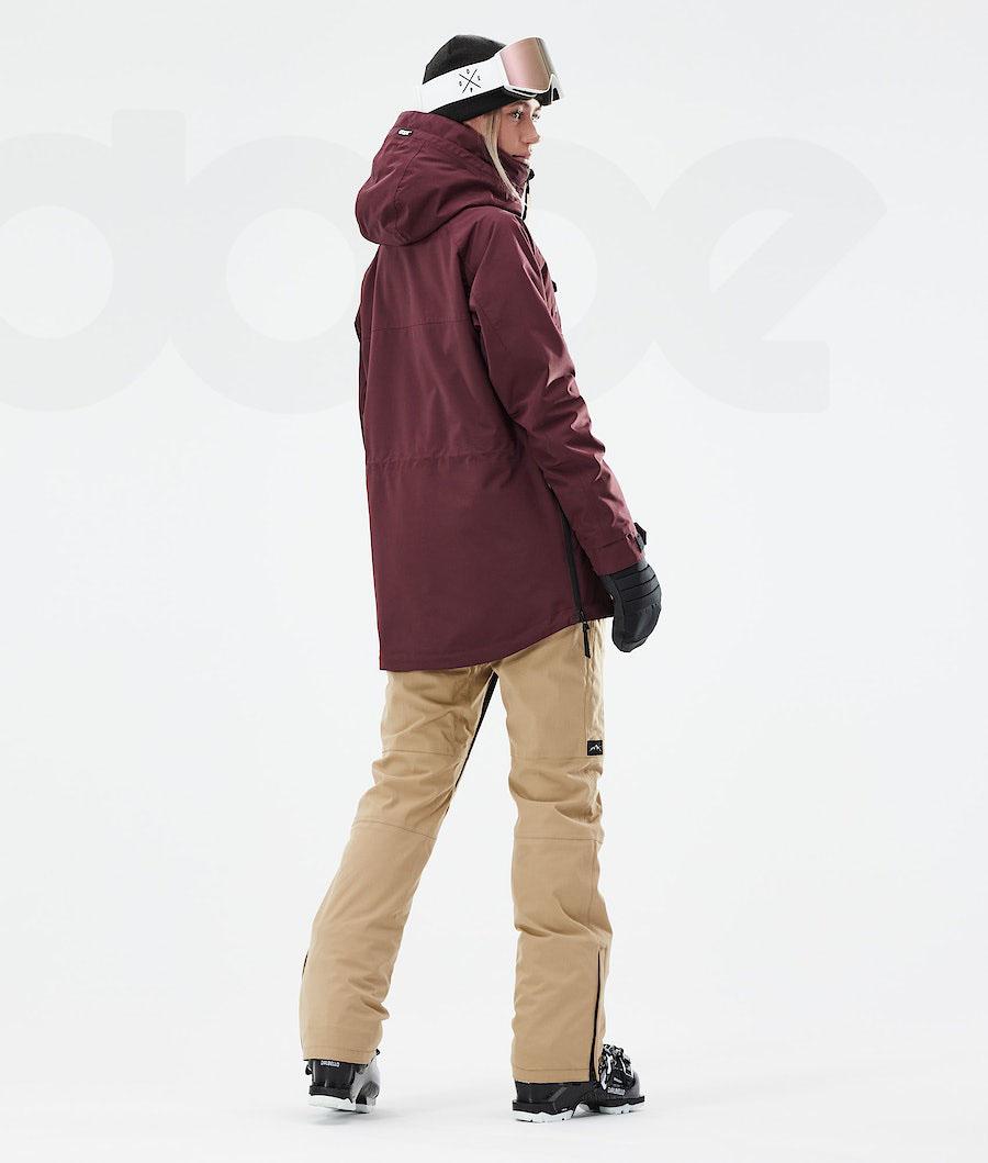 Dope Akin W 2021 Skijacken Damen Bordeaux | CH1484TV