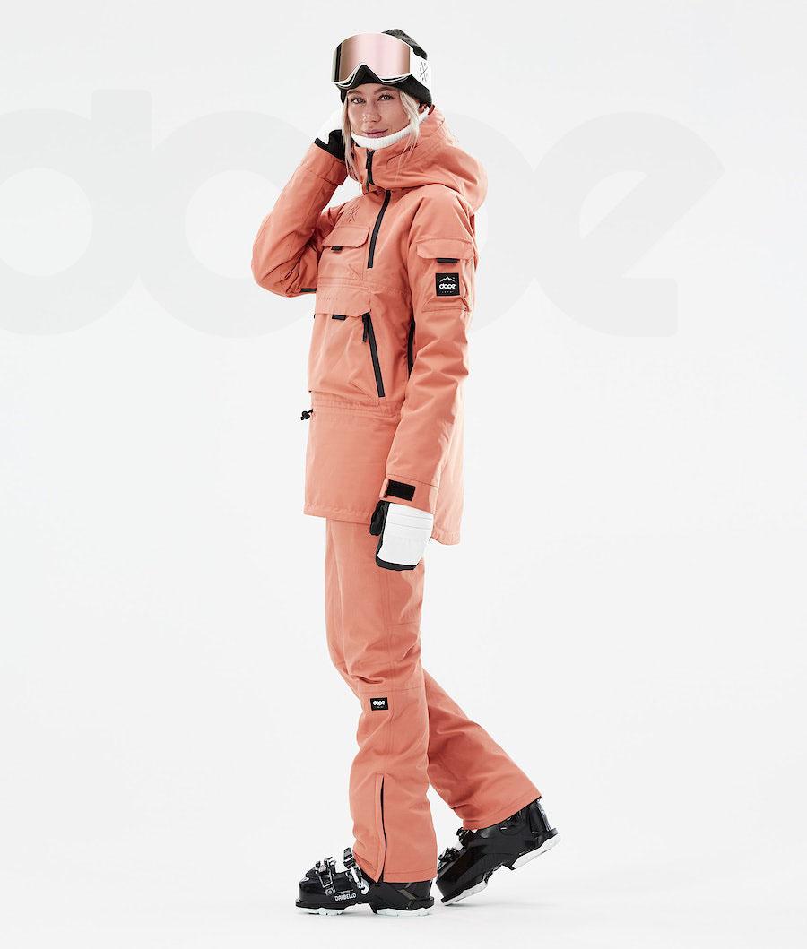 Dope Akin W 2021 Skijacken Damen Orange | CH1487IS