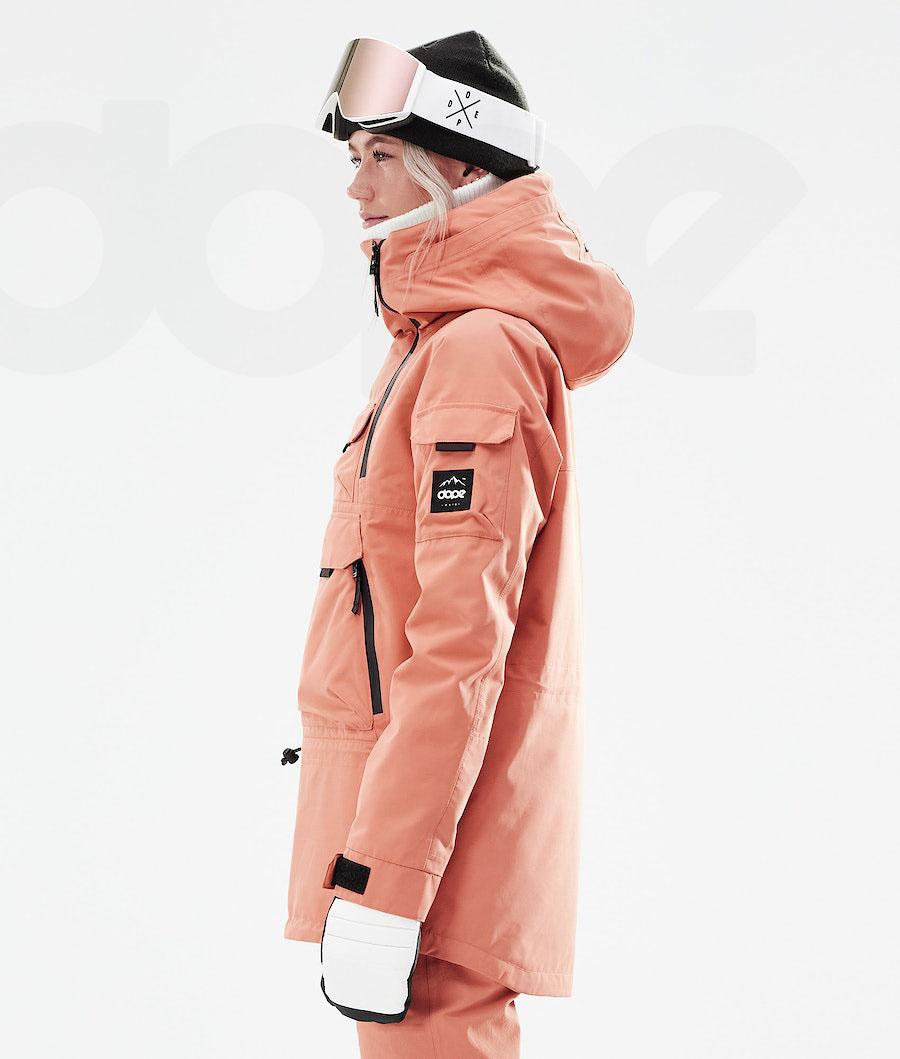 Dope Akin W 2021 Skijacken Damen Orange | CH1487IS