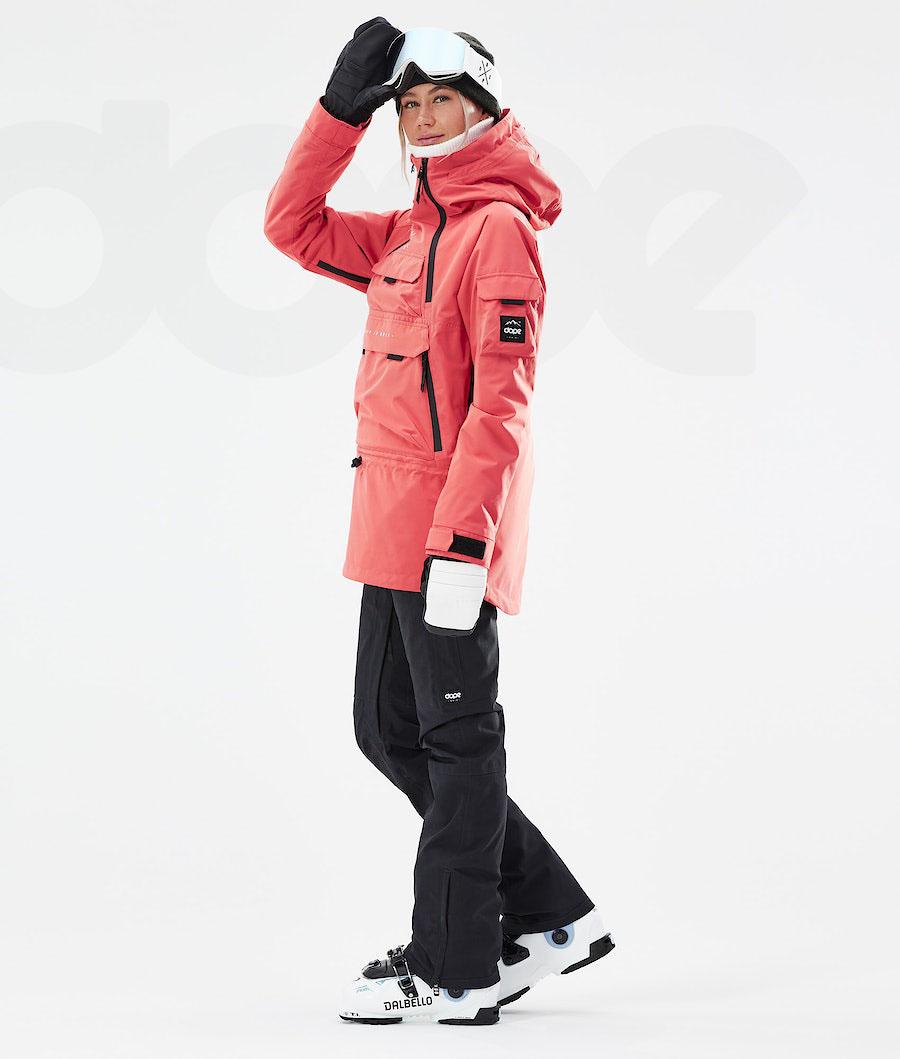 Dope Akin W 2021 Skijacken Damen Rot | CH1488OR