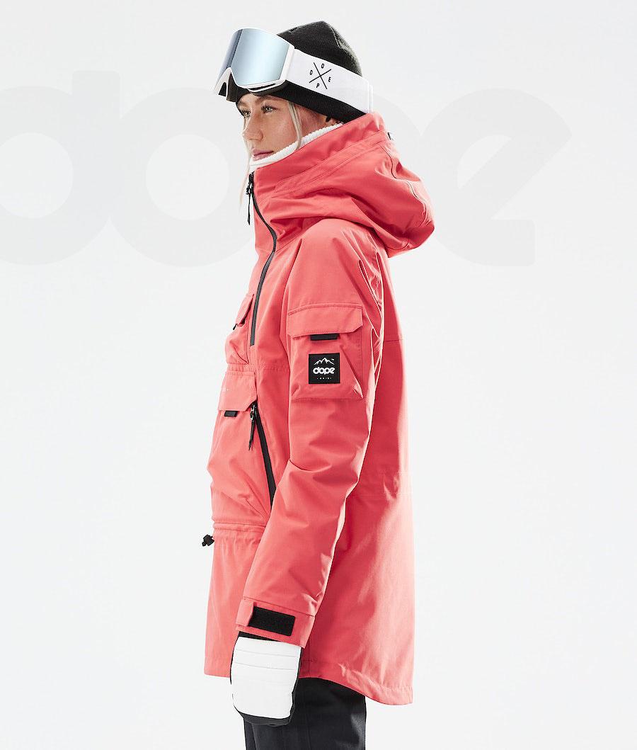 Dope Akin W 2021 Skijacken Damen Rot | CH1488OR