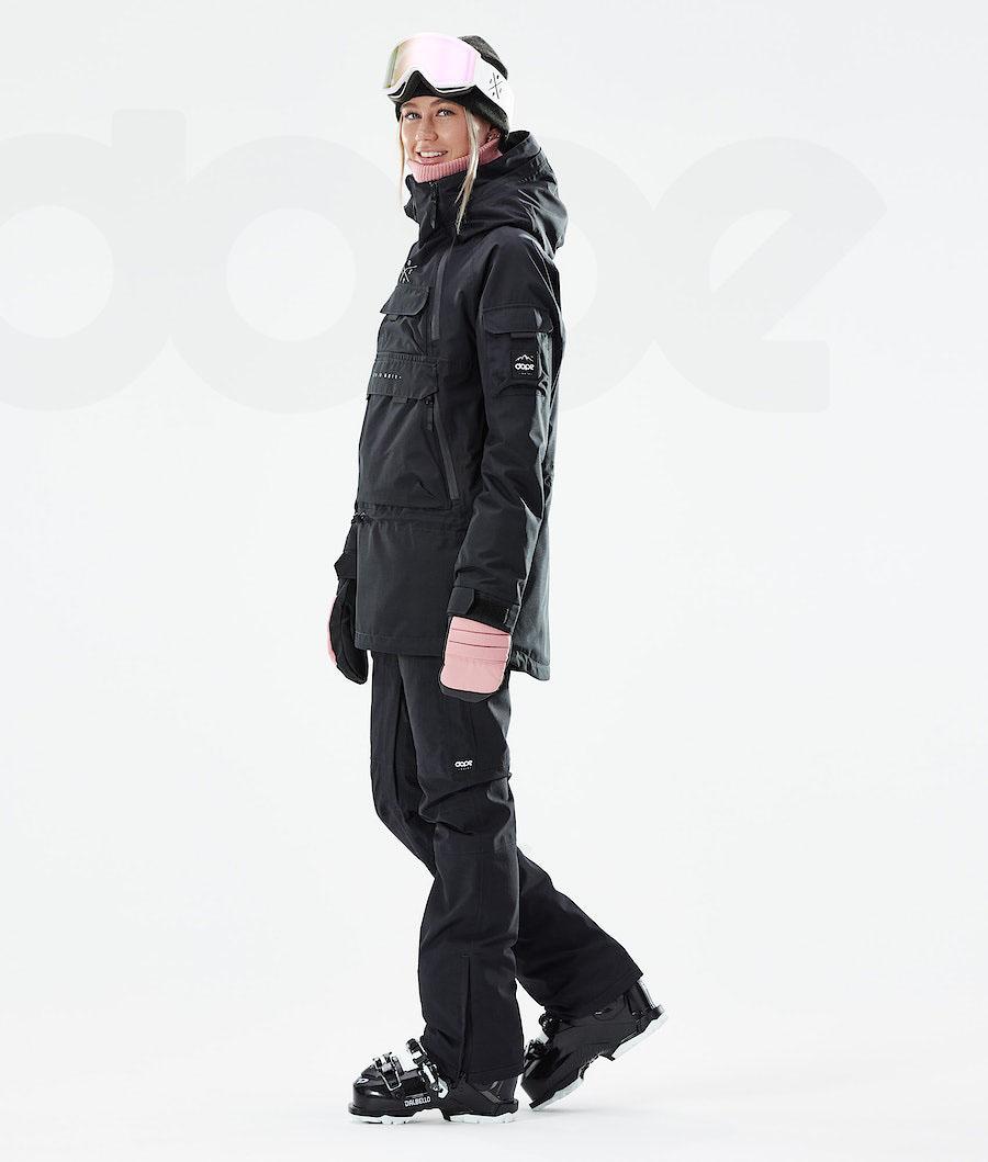 Dope Akin W 2021 Skijacken Damen Schwarz | CH1486UT