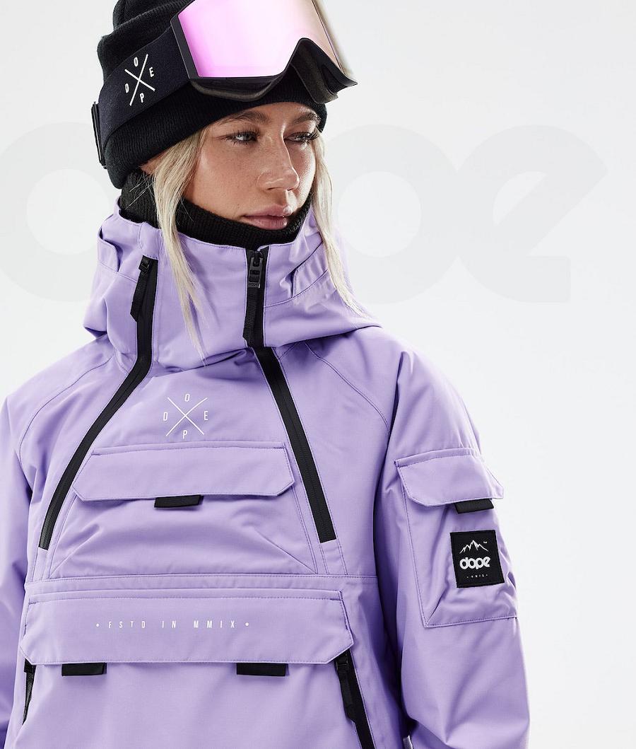 Dope Akin W 2021 Snowboardjacken Damen Lila | CH1656XF