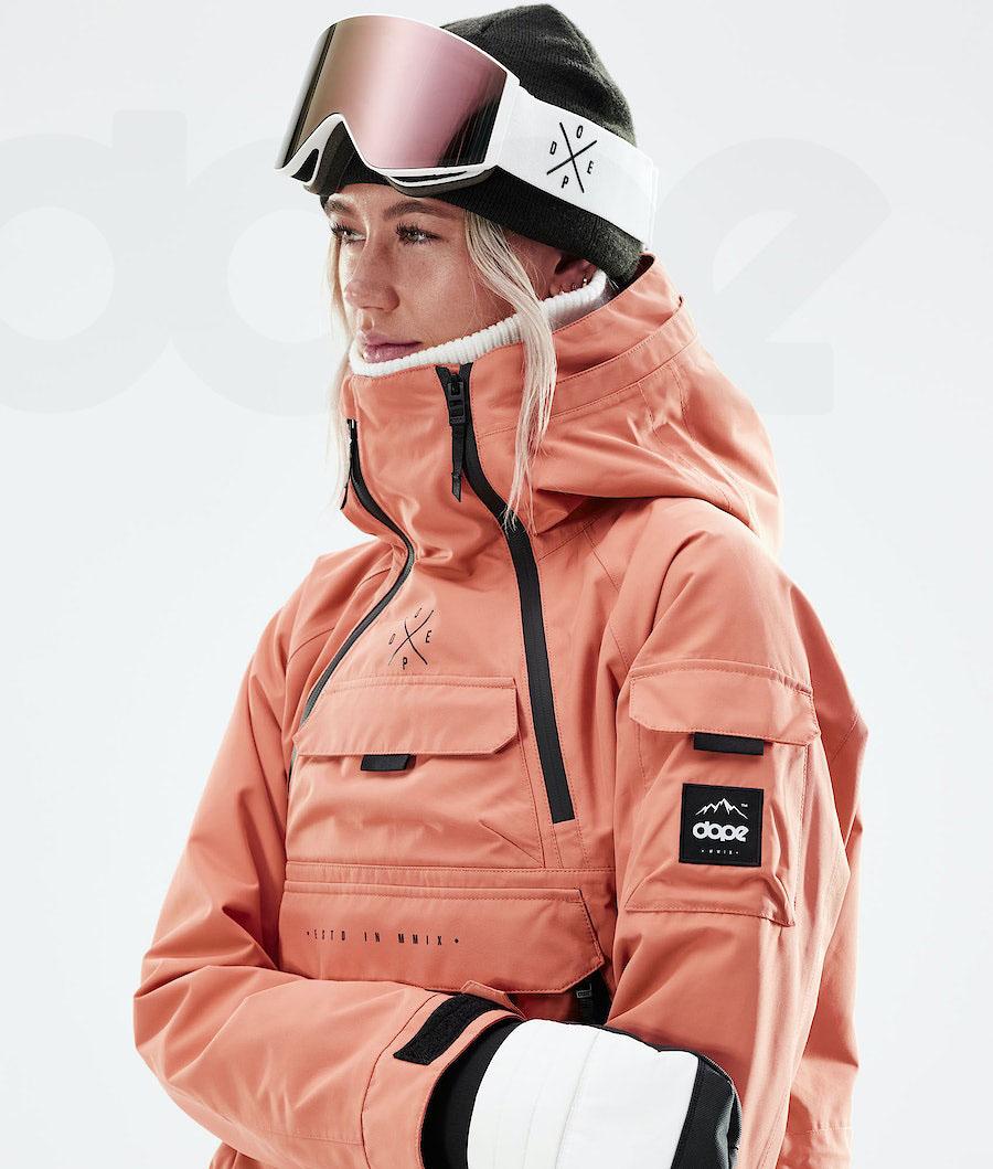 Dope Akin W 2021 Snowboardjacken Damen Orange | CH1659BC