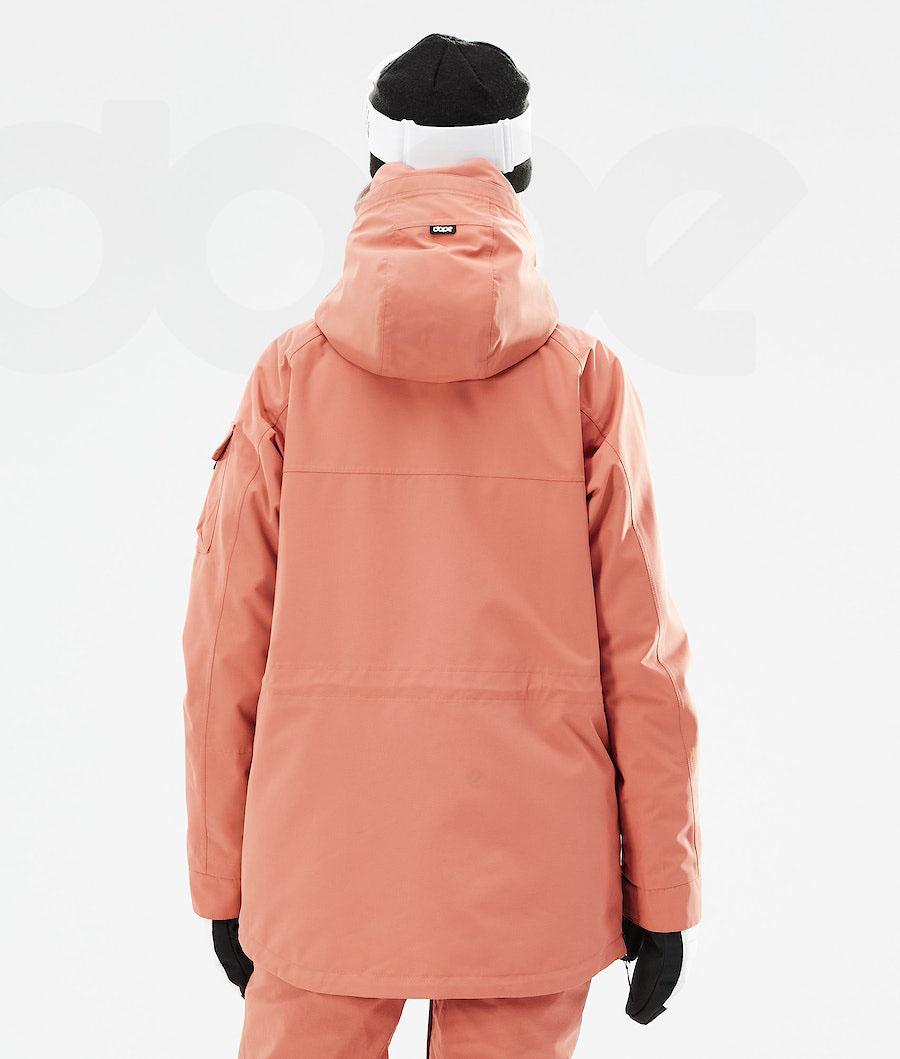 Dope Akin W 2021 Snowboardjacken Damen Orange | CH1659BC