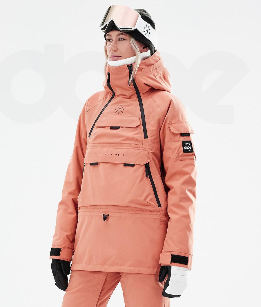 Dope Akin W 2021 Snowboardjacken Damen Orange | CH1659BC