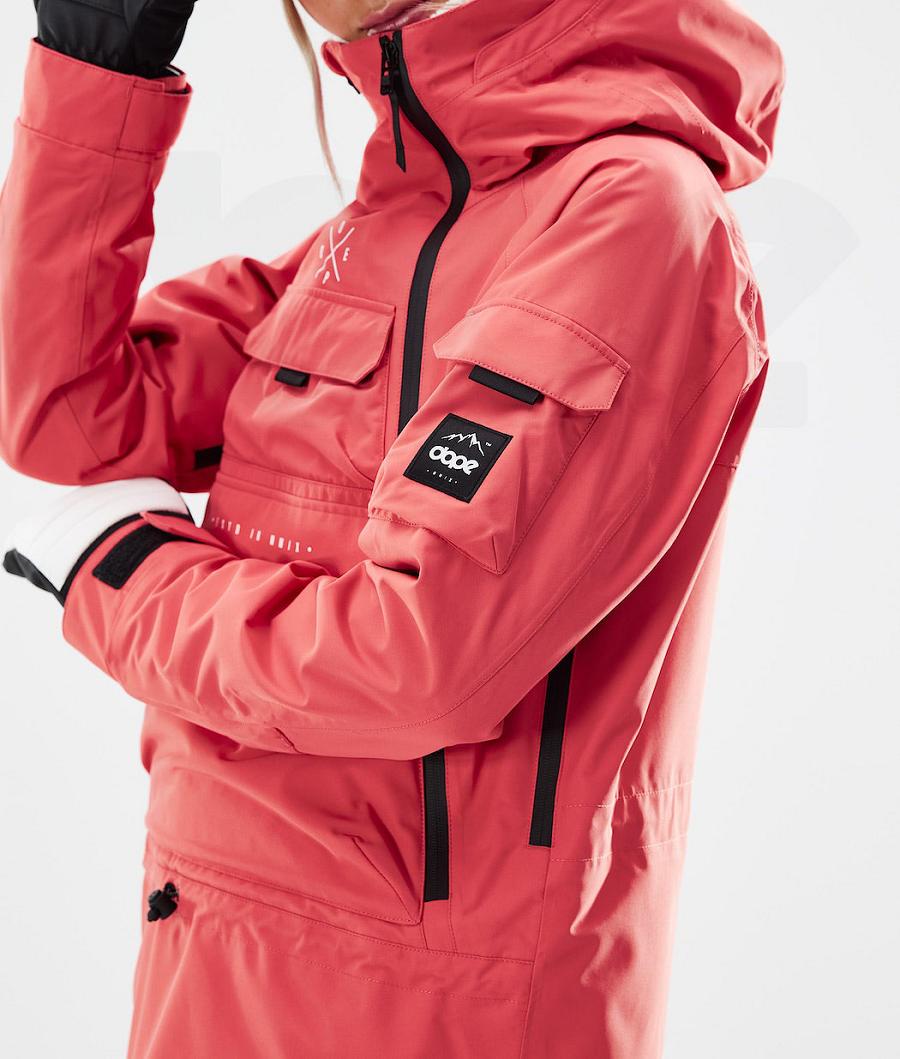 Dope Akin W 2021 Snowboardjacken Damen Rot | CH1657CE