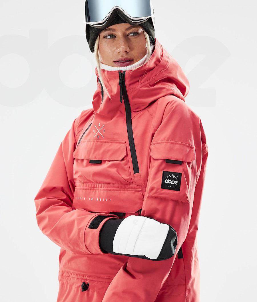 Dope Akin W 2021 Snowboardjacken Damen Rot | CH1657CE