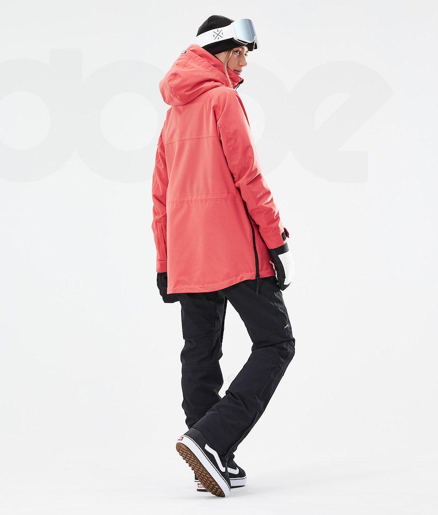 Dope Akin W 2021 Snowboardjacken Damen Rot | CH1657CE