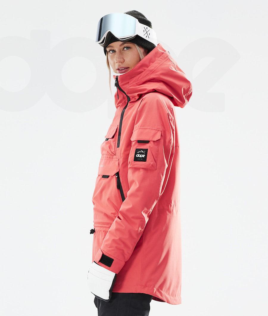 Dope Akin W 2021 Snowboardjacken Damen Rot | CH1657CE