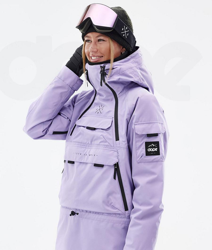 Dope Akin W Snowboardjacken Damen Lila | CH1667YU