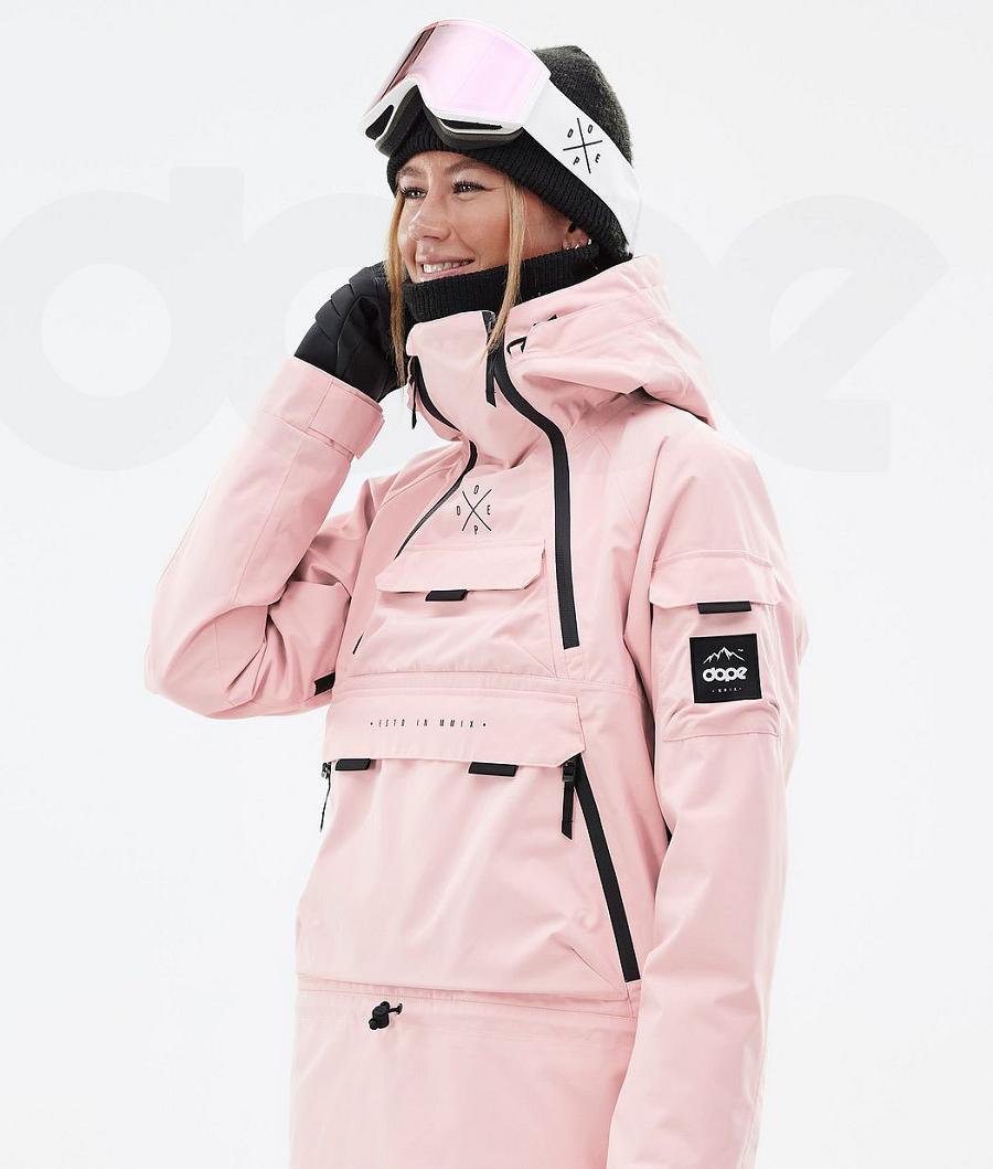 Dope Akin W Snowboardjacken Damen Rosa | CH1662QZ