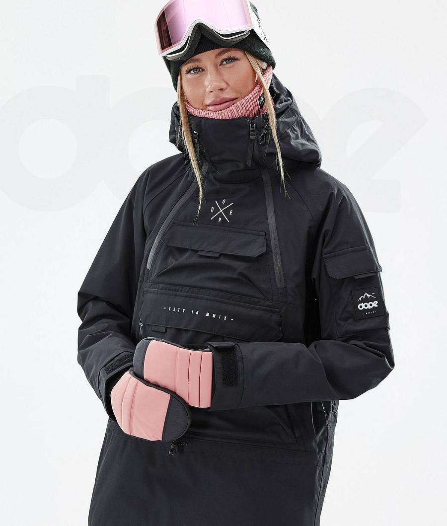 Dope Akin W Snowboardjacken Damen Schwarz | CH1665RW