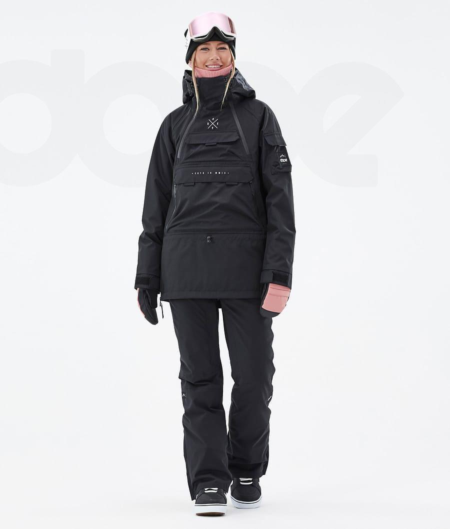 Dope Akin W Snowboardjacken Damen Schwarz | CH1665RW