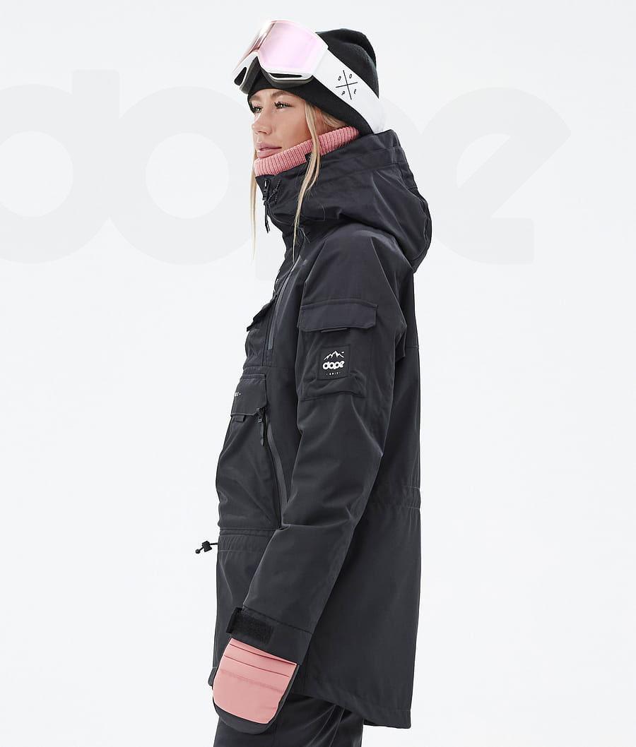 Dope Akin W Snowboardjacken Damen Schwarz | CH1665RW