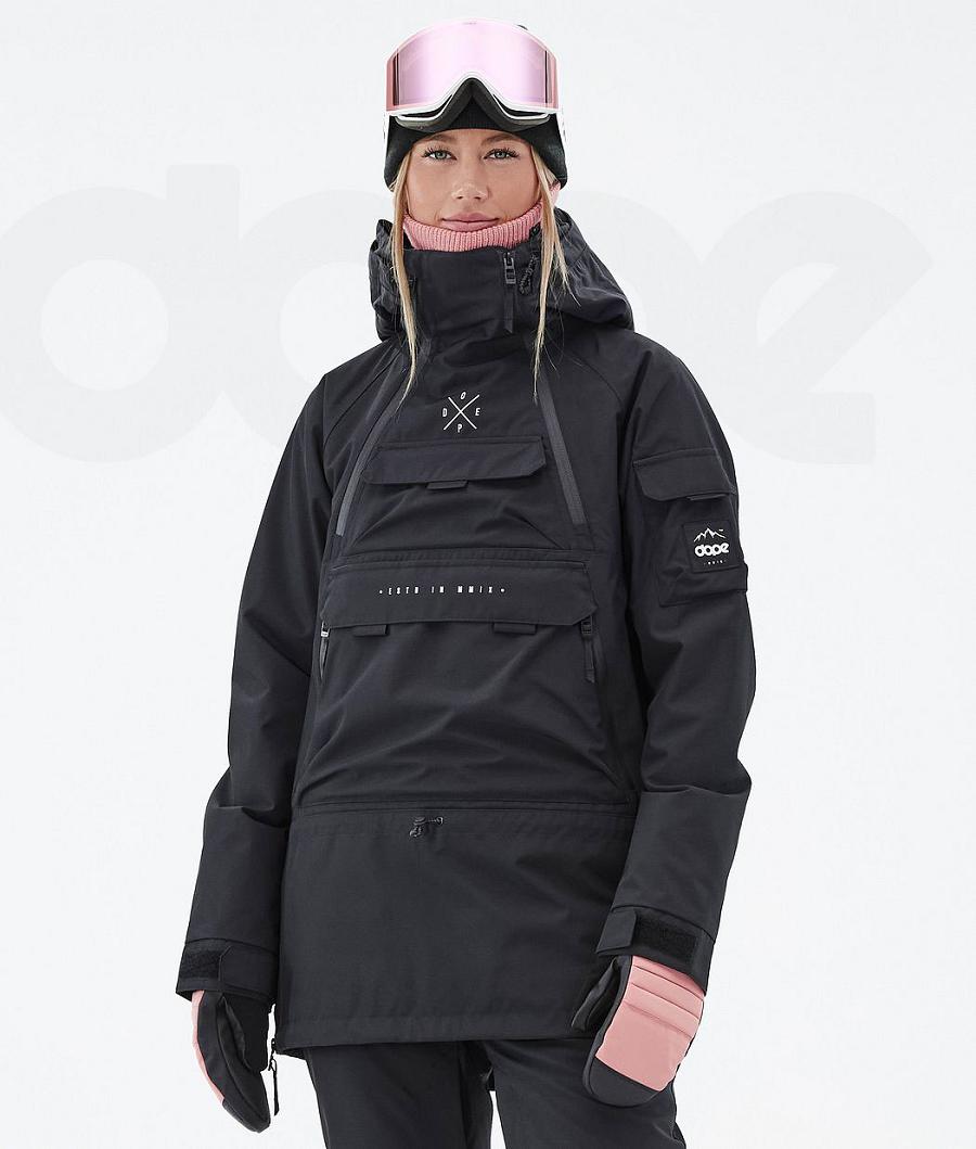 Dope Akin W Snowboardjacken Damen Schwarz | CH1665RW