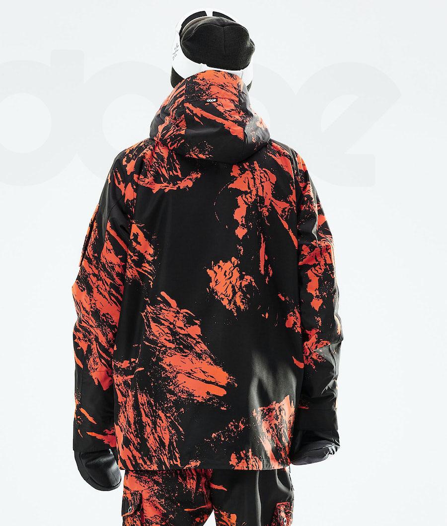 Dope Annok 2021 Paint Snowboardjacken Herren Orange | CH2311GL