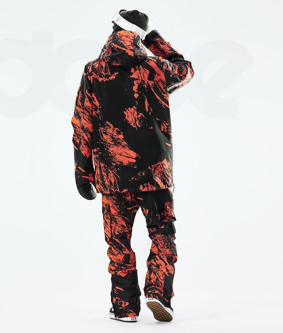 Dope Annok 2021 Paint Snowboardjacken Herren Orange | CH2311GL