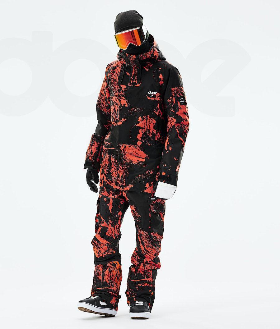 Dope Annok 2021 Paint Snowboardjacken Herren Orange | CH2311GL