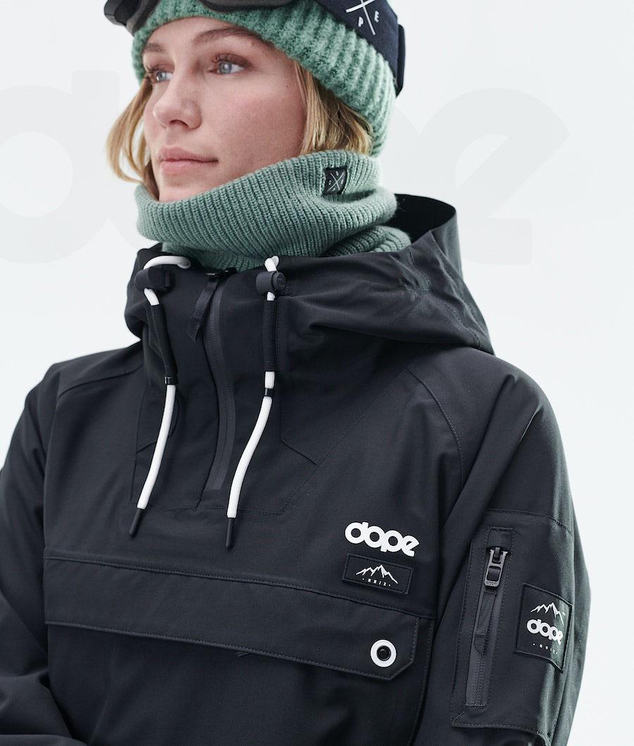 Dope Annok Long W Snowboardjacken Damen Schwarz | CH1652JJ